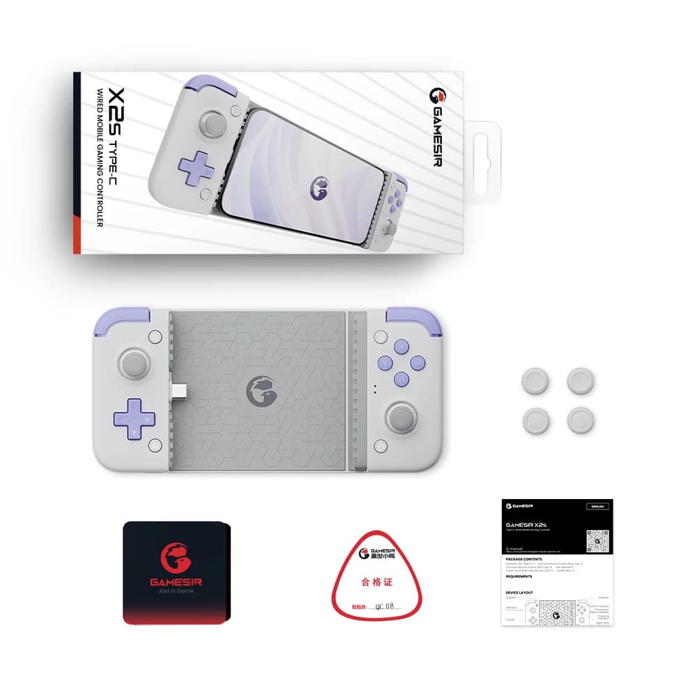 جيم سير X2s جيم باد كنترولر ألعاب محمول لألعاب الكلاود اكس بوكس جيم باس STADIA xCloud، جويستيك وتجريجر تأثير هال - 6