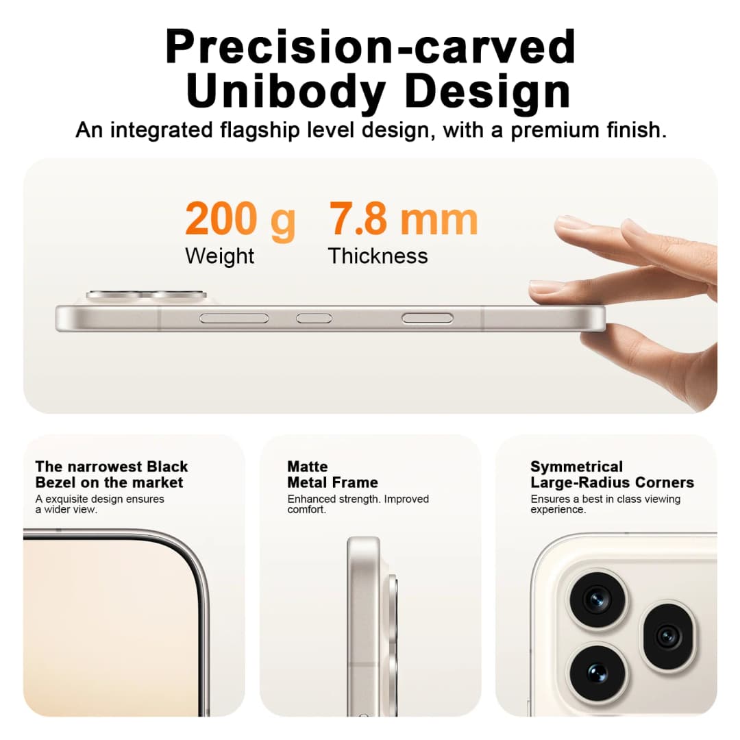 الإصدار العالمي من HONOR 600 Pro بشاشة AMOLED مقاس 6.57 بوصة ومعالج Snapdragon 8 Elite وكاميرا 200 ميجابكسل مع OIS وتقريب 120X وبطارية 7000 مللي أمبير وشحن سلكي 80 واط ولاسلكي 50 واط