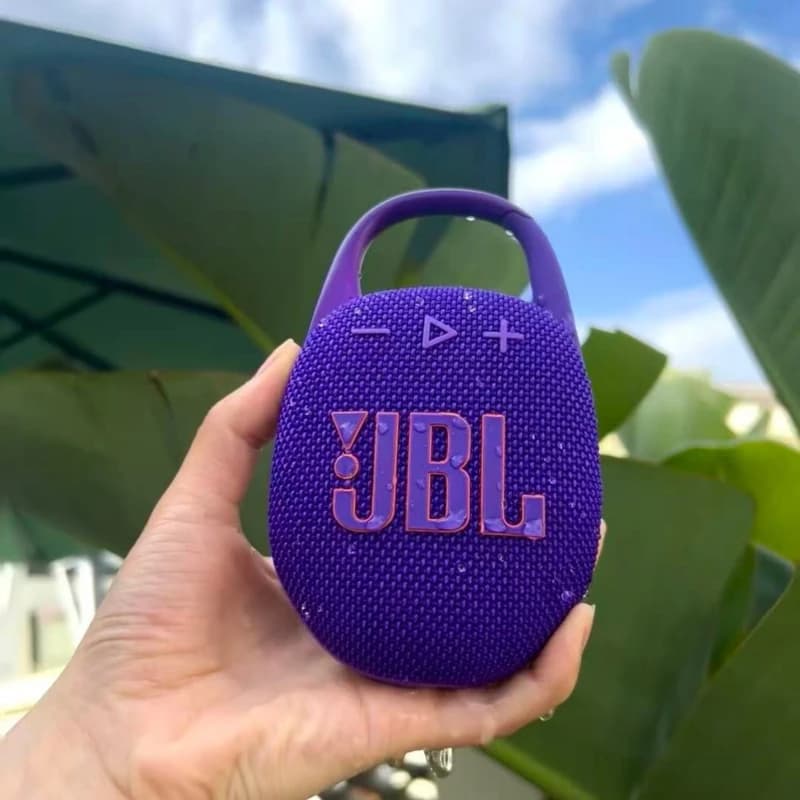 سماعة JBL Clip 5 الأصلية مع تقنية Auracast - سماعة بلوتوث محمولة مقاومة للماء IP67 مع وقت تشغيل 12 ساعة - مناسبة للحفلات والاستحمام - 3