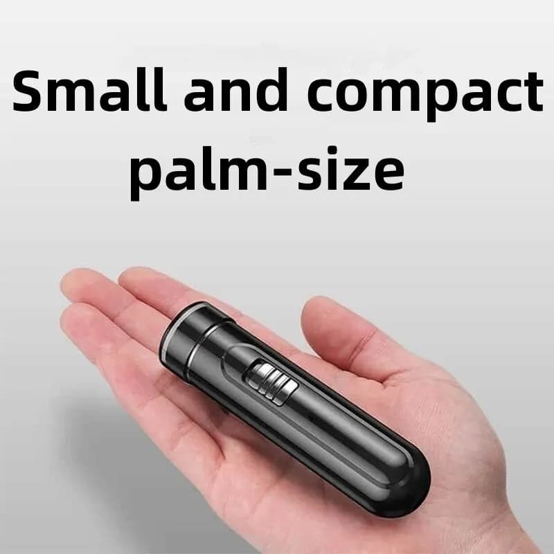 ماكينة حلاقة كهربائية صغيرة ومريحة للرجال - قابلة للشحن عبر USB، للاستخدام الجاف والمبلل، سهلة الاستخدام بزر واحد - مثالية للمنزل والسيارة والسفر! - 5
