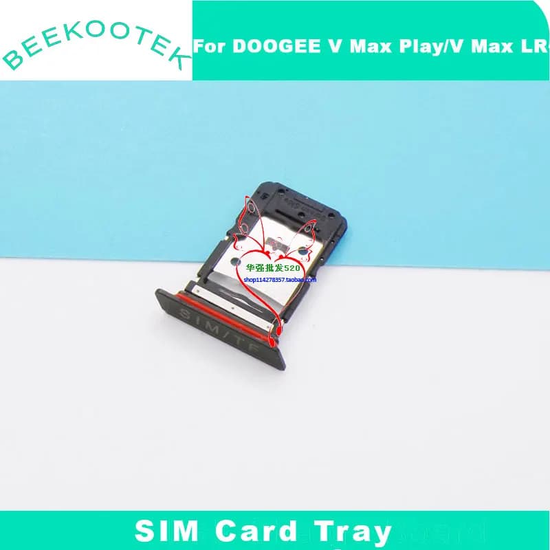 New Original DOOGEE V Max V Max Play SIM Card Tray Sim Card Holder Slot  Adapter For DOOGEE V Max LR Smart Phone - 5