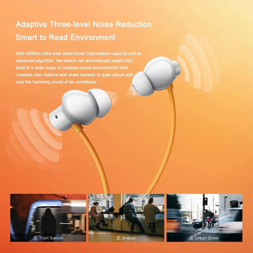 Original New realme Buds Wireless 5 ANC 13.6mm Dynamic Bass Driver Bluetooth5.4 50dB Hybrid Noise Cancellation Wireless Earphone - 6
