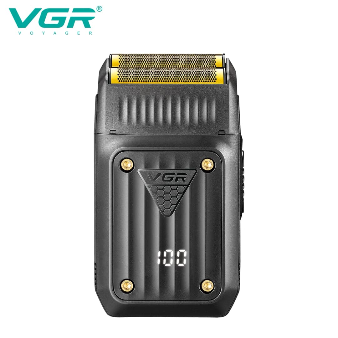 VGR 363 ماكينة حلاقة كهربائية احترافية، قابلة لإعادة الشحن، لتهذيب اللحية والشعر، للرجال - 3