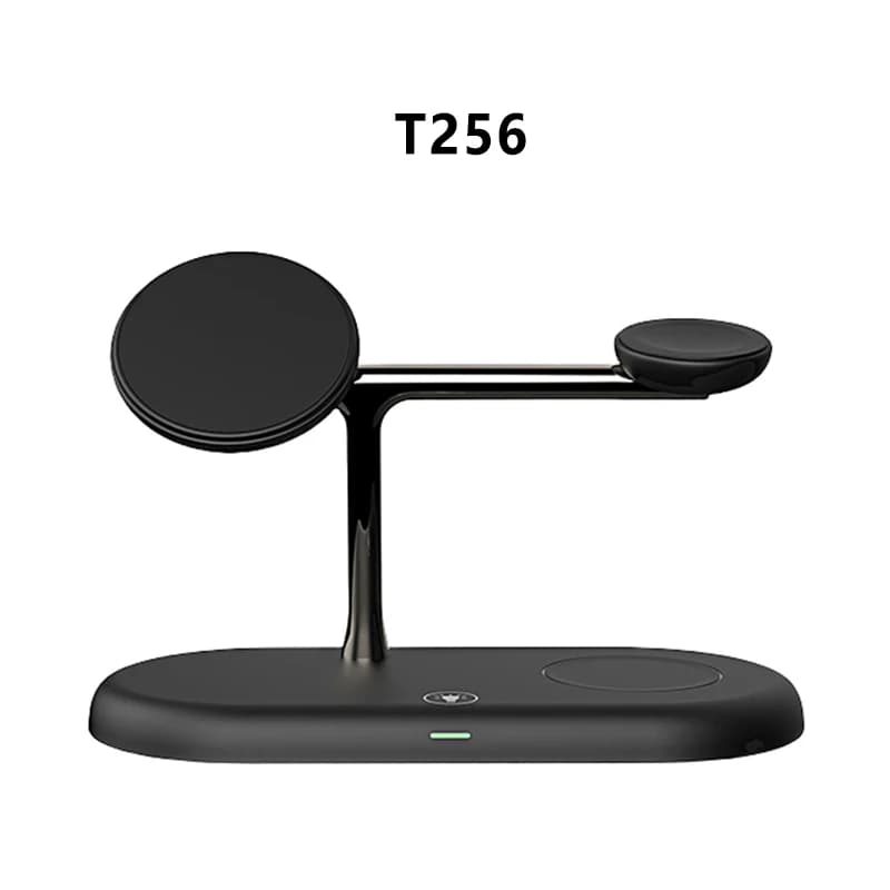 حامل شاحن لاسلكي 3 في 1 لهاتف iPhone 12/13/14/15/16/17 محطة شحن سريعة لساعة Apple 10 9 8 7 6 5 4 Airpods 2 3 Pro - 6