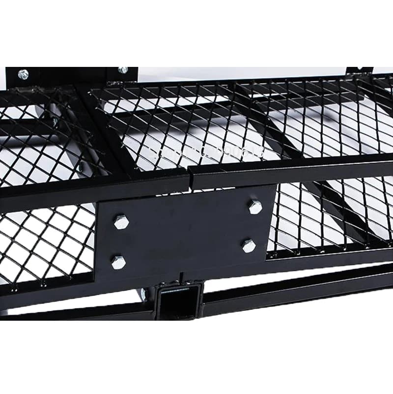 59X20inch Car Rear Luggage Box Trailer Basket Car Luggage Rack Car Pull Cargo Travel Rack 500 lbs Capacity 2-in Adapter Shank - 5