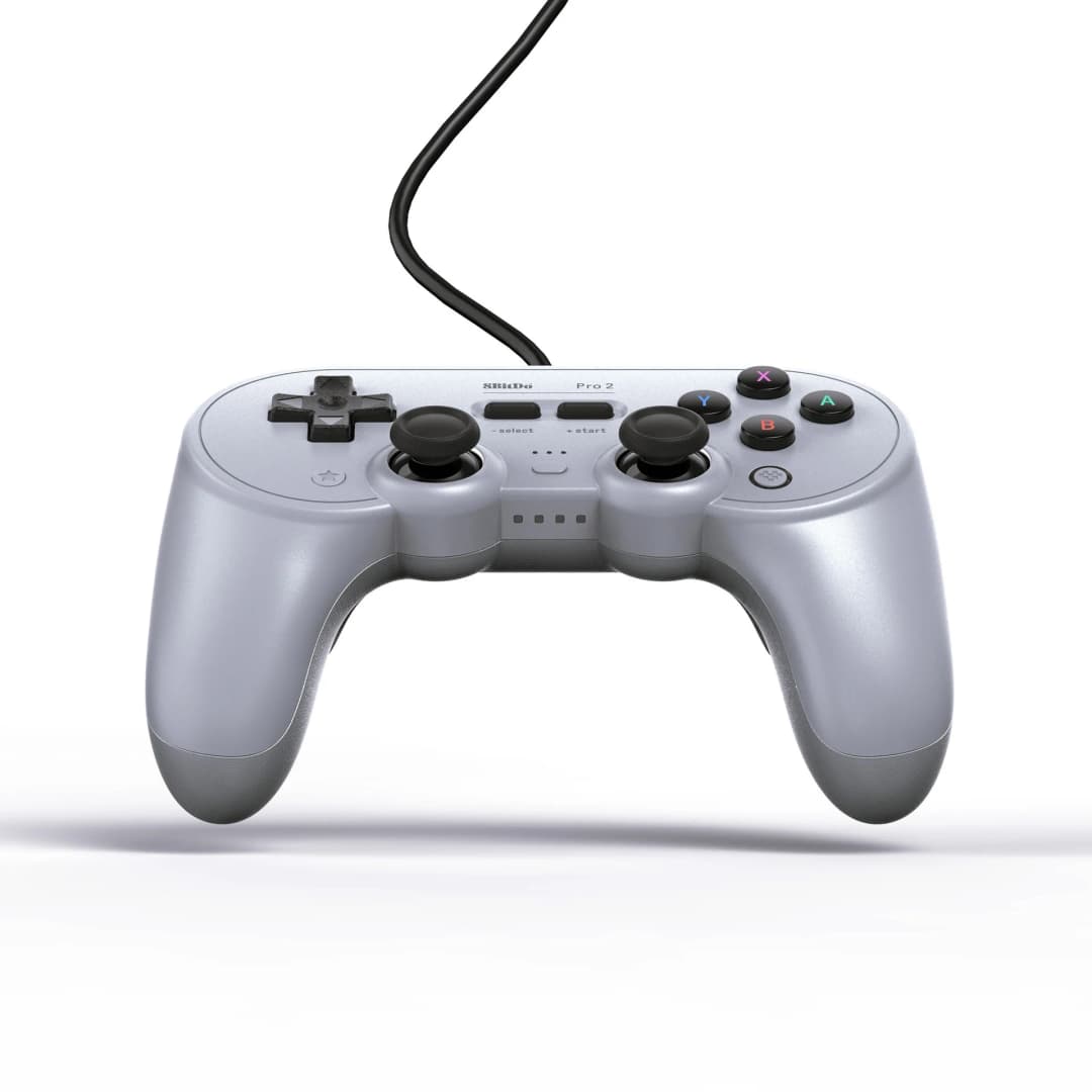 8BitDo Pro 2 يد تحكم سلكية يو اس بي لنينتندو سويتش وويندوز وستيم وراسبيري باي ونس سويتش - 5