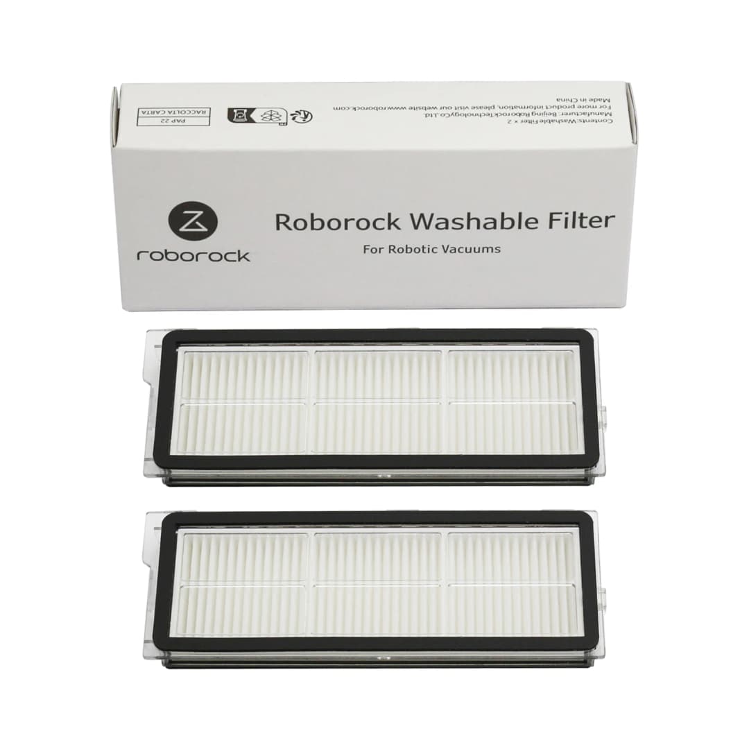ملحقات أصلية Roborock، فلاتر قابلة للغسل *2 لـ Qrevo Edge S5A/Qrevo S/QRevo MaxV/QRevo Pro/QRevo PLUS