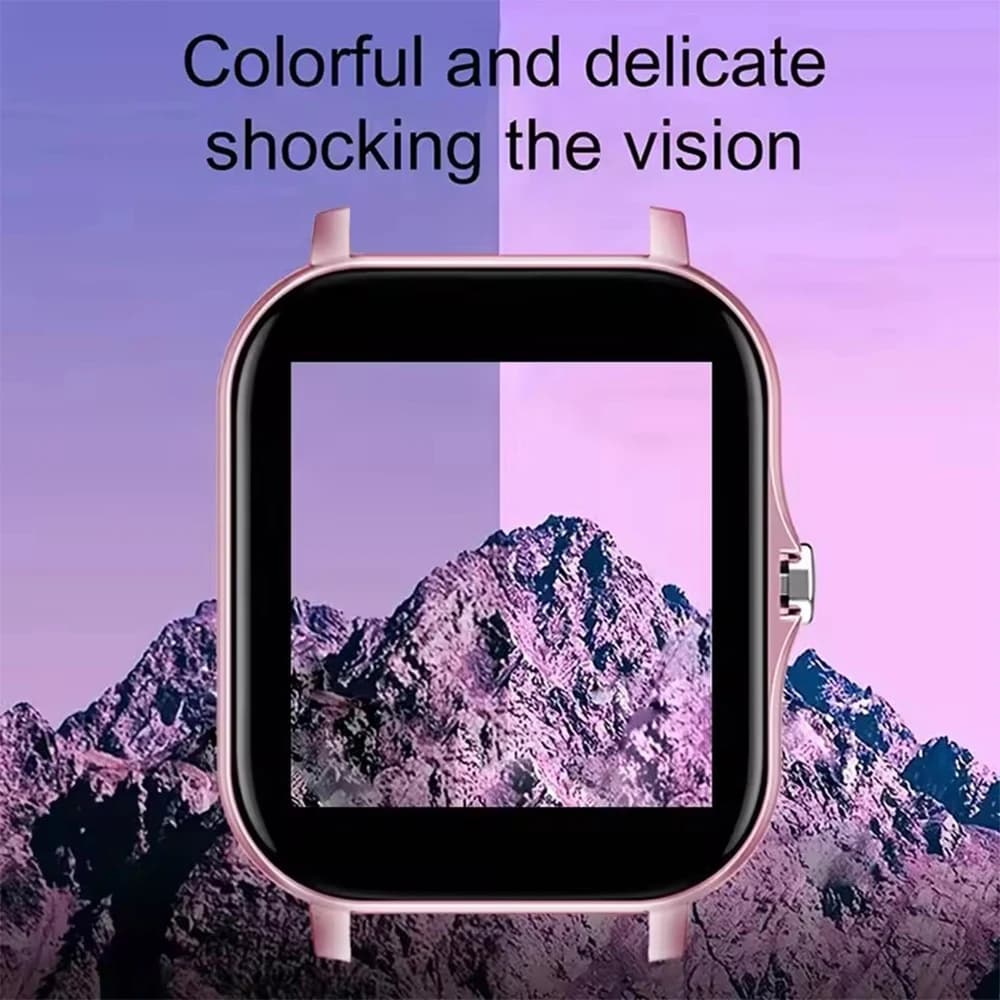 ساعة ذكية جديدة هاتف أندرويد IOS 1.44 بوصة شاشة ملونة بلوتوث دعوة الأكسجين في الدم/مراقبة الضغط ساعة ذكية للنساء والرجال - 3