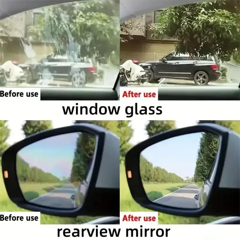 Glass Polishing Compound,Car Windshield Oil Film Remover Deep  Polishing Car Window And Mirror Repair Kit Car Scratch Compound - 6
