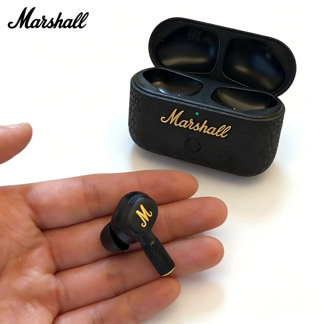 Marshall MOTIF II 2 ANC Wireless Bluetooth Earphones Trendy Active Noise Cancelling Headphones Black & Gold Black HK Edition - 4