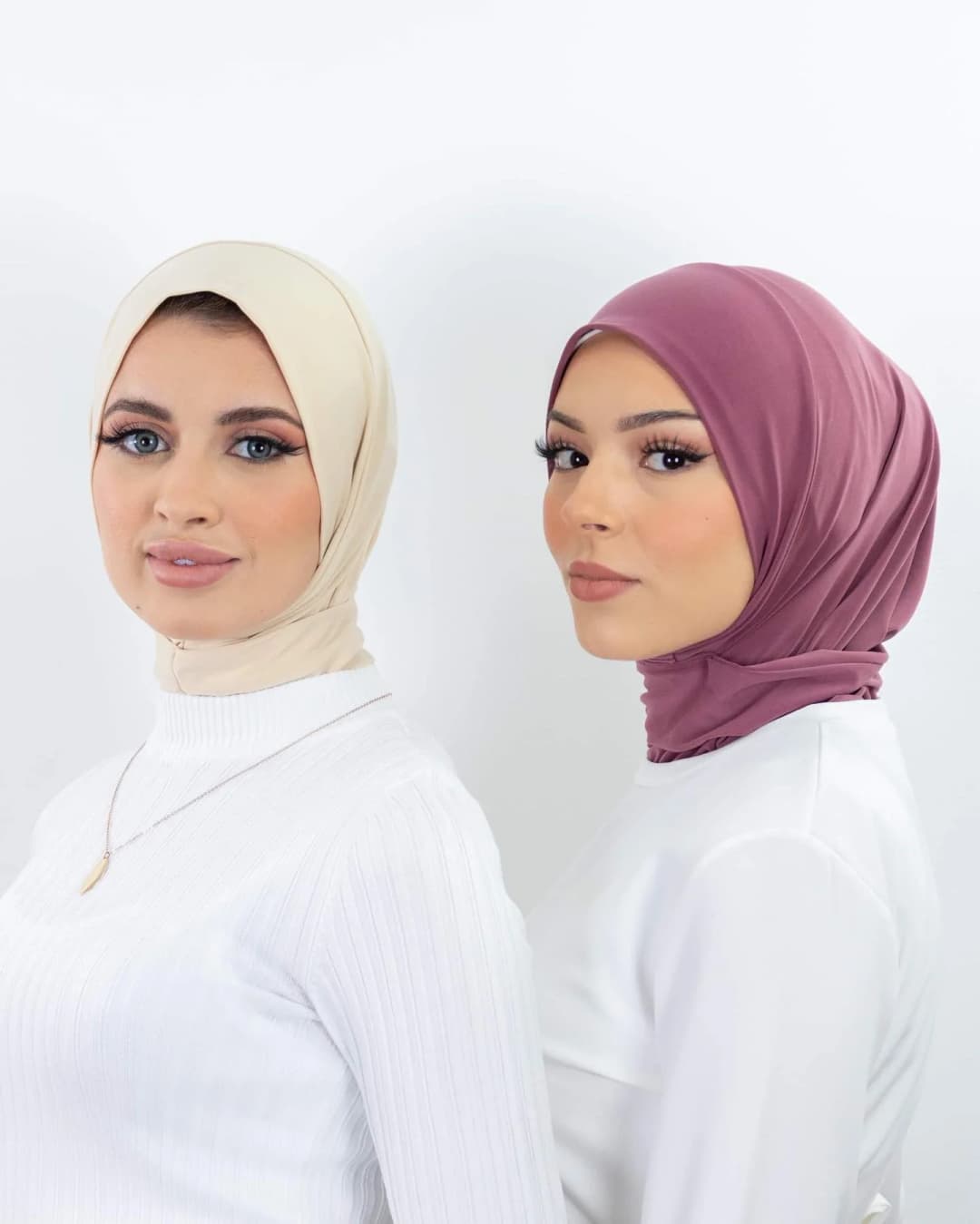 Ready To Wear Full Cover Inner Instant Hijab Premium Quality Jersey Scarf With Tie Back Buttons Muslim Women Turban Caps - 5