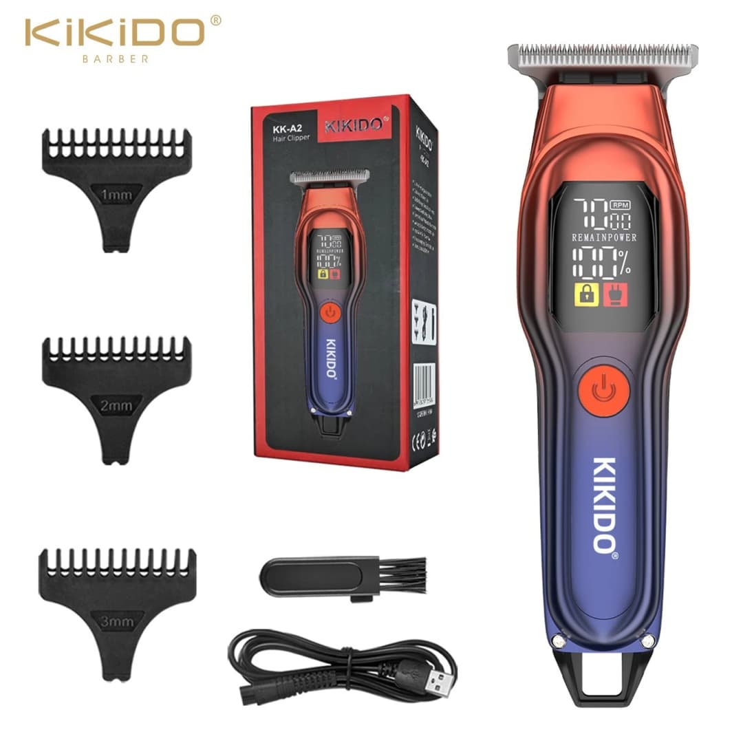 Stainless steel hairdresser electric push cut hair charging type electric push artifact automatic razor home electric hairdresse - 5