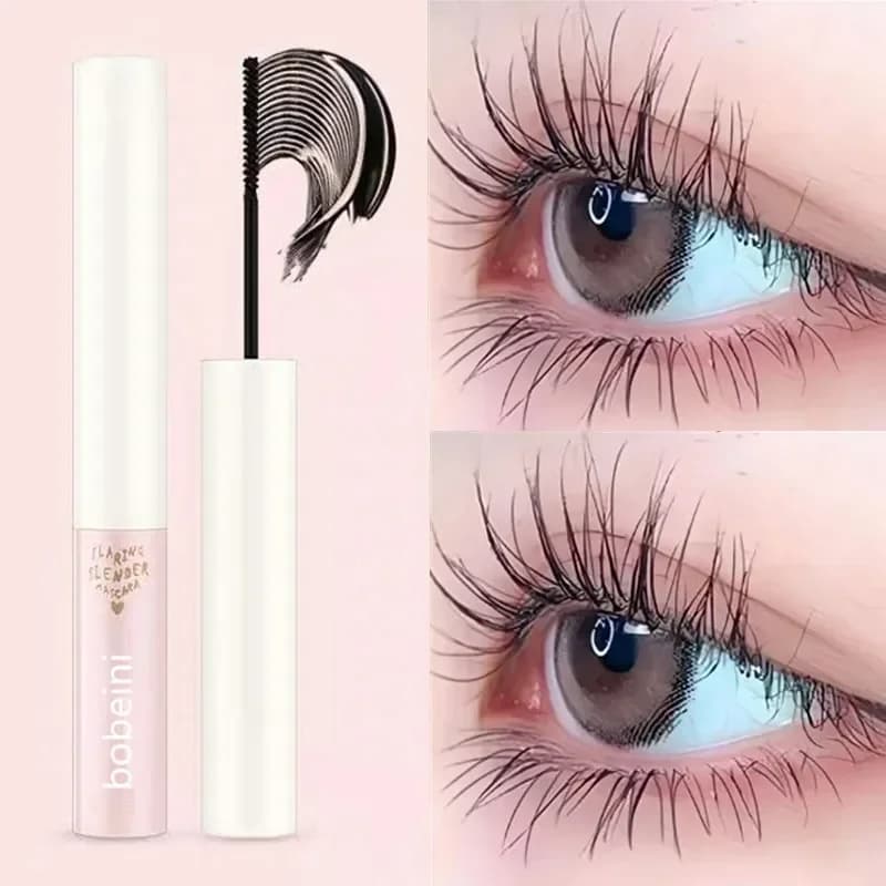 رموش طبيعية مقاومة للماء مكياج نسائي مستحضرات تجميل كورية ماسكارا سوداء بنية 3D تطويل الرموش حجم إضافي - 2