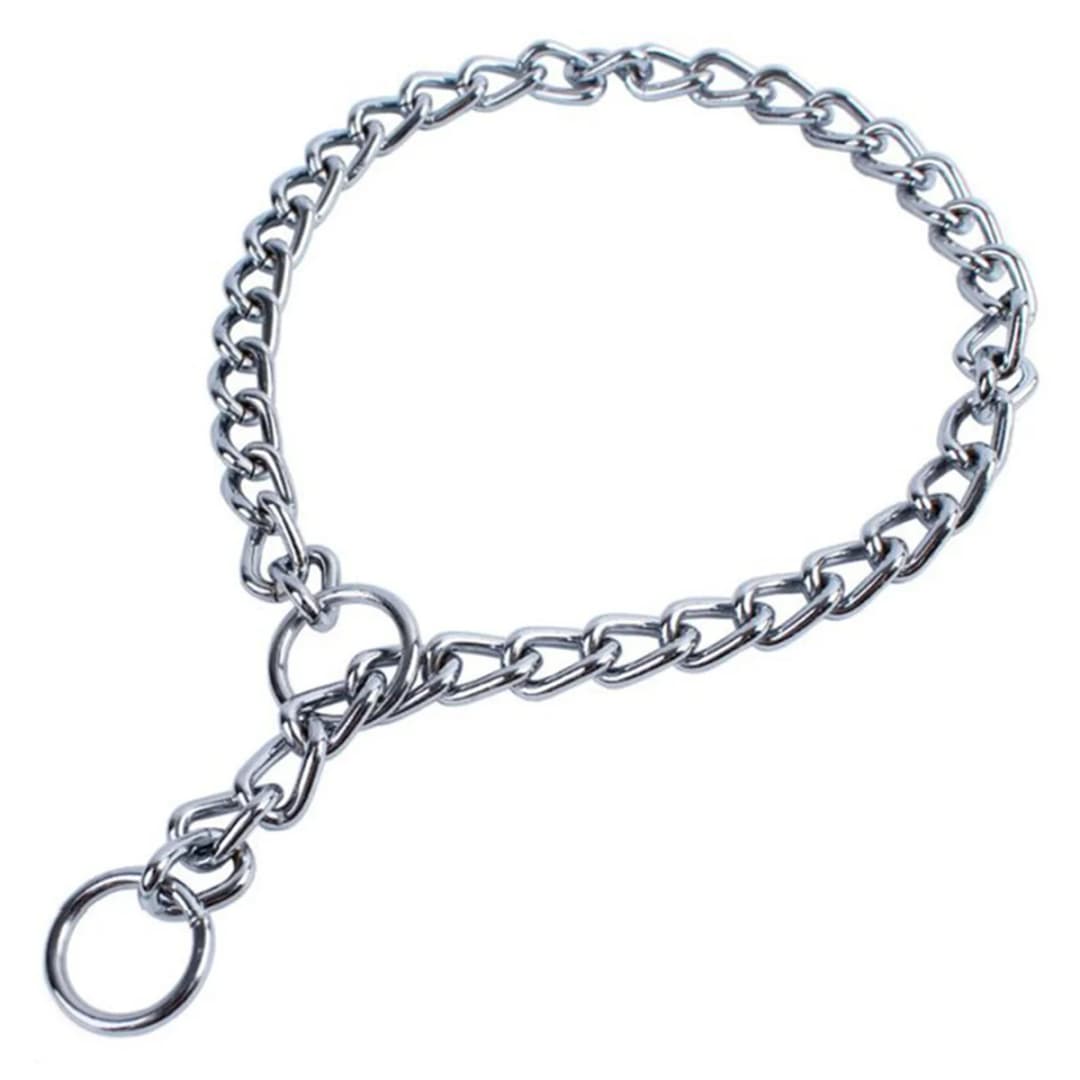 Pet P Snake Chain Collar Dog Choke Collar Stainless Steel Ship Chain for Dogs Adjustable Dog Training Choke Collar For Bulldog - 3