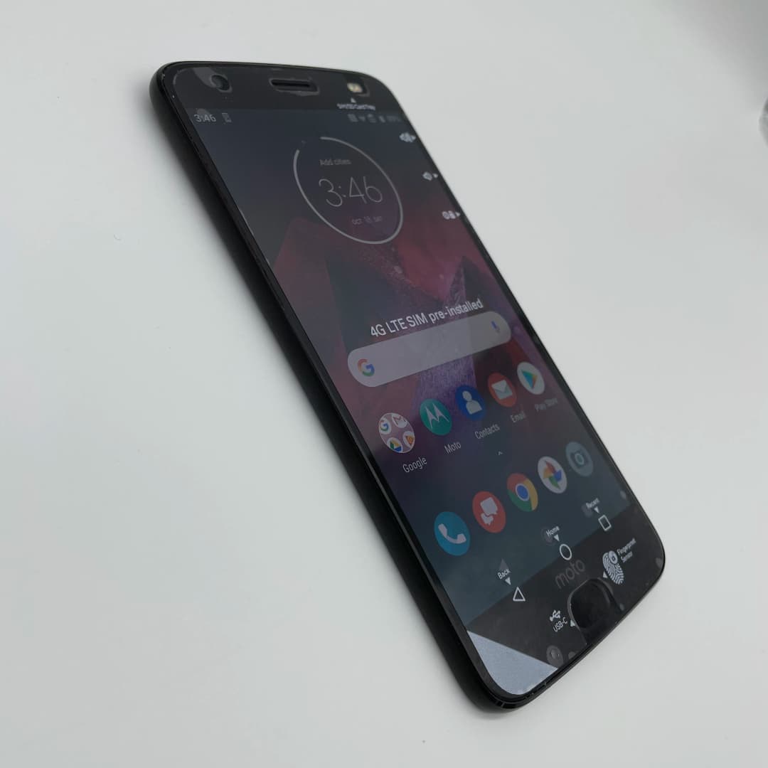 موتورولا موتو Z2 فورس XT1789 الأصلي مفتوح، 4 جيجا رام، 64 جيجا روم، 12 ميجا بكسل، 5.5 بوصة، 2730 مللي أمبير، أندرويد 7.1.1 - 5