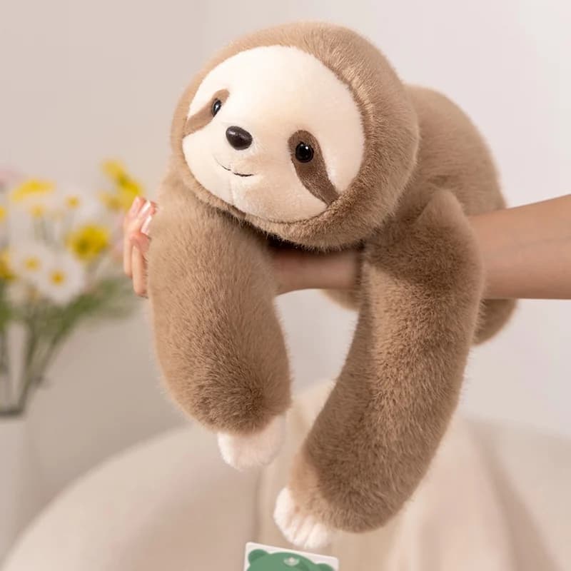 30-65cmKawaii High Quality Forest Animal Plush Doll Pillow Soft Long-arm Raccoon Dinosaur Sloth Panda Koala Plush Toy Home Decor - 2