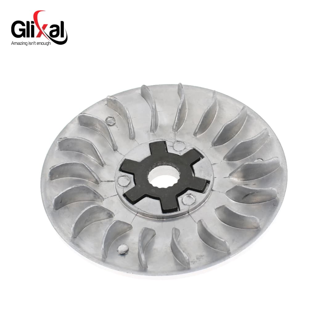 مروحة متغير سباقات عالية الأداء من Glixal مقاس 98 مم لدراجات Minarelli 2 Stroke طراز 1PE40QMB و50cc Jog 50 (قطر داخلي 13 مم، 17 سن)