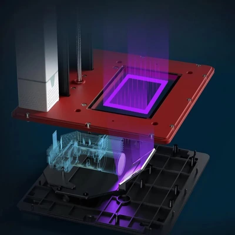 New Arrival ELEGOO Mars 4 DLP with 20000+ Hours Service Life, and Ultra-Low Operating Power  Ultra-Quiet Printing - 2