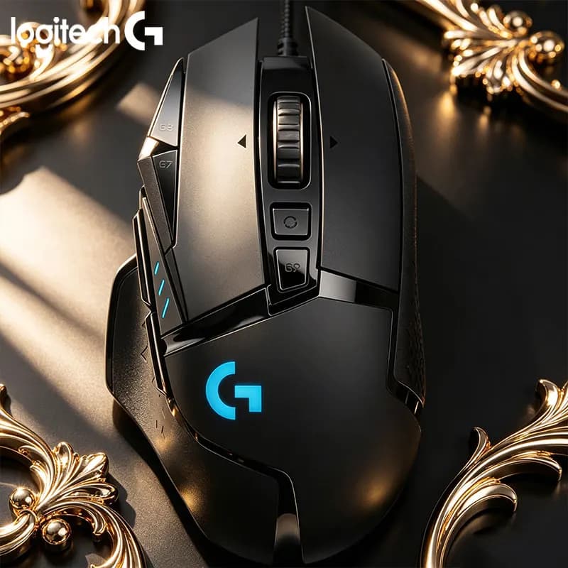 ماوس Logitech G502/PRO X SUPERLIGHT 2SE/G402 بوضع نوم استشعار بشري، متوافق مع الألعاب عبر الإنترنت واسعة النطاق