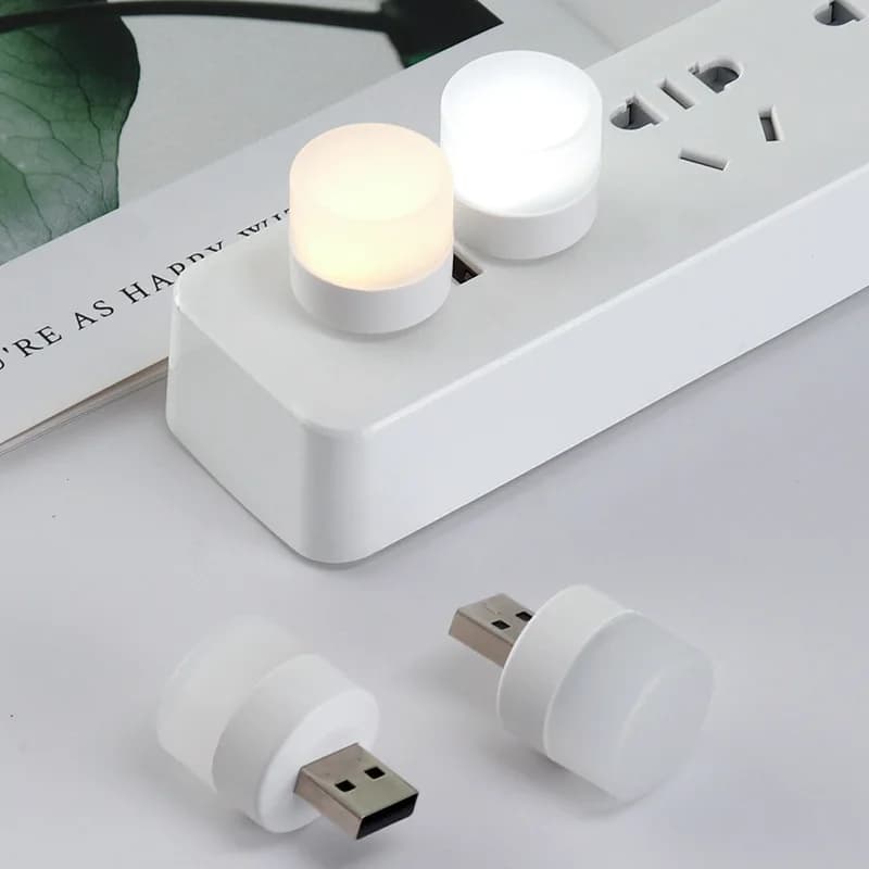 مصباح LED صغير محمول مع مفتاح استشعار باللمس، 3/8/24 LED، مصباح مكتب ليلي للقراءة، مناسب لأجهزة الكمبيوتر المحمولة والبنوك الطاقة - 3