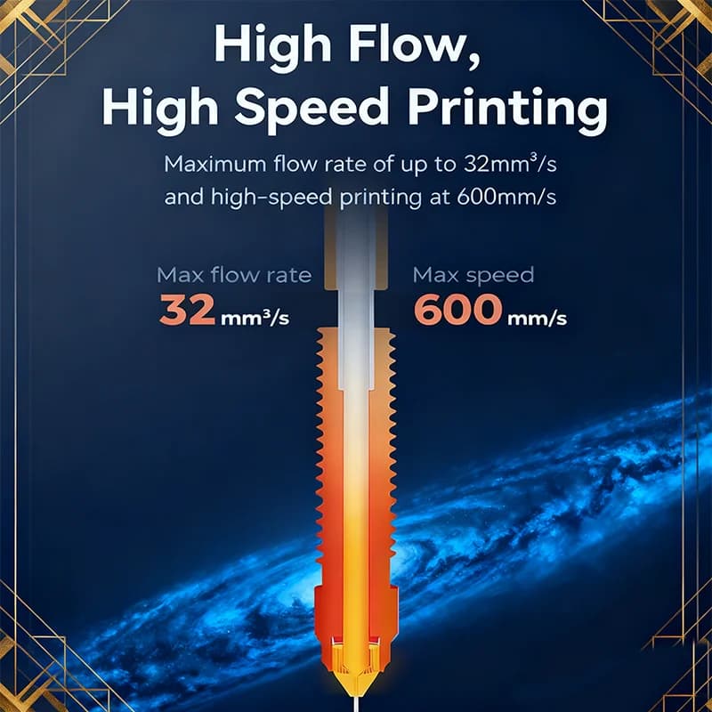 كرياليتي رسمي إيندر 3 V3 بلس/3 V3 عدة كتلة تسخين خزفية، مع فوهة مدمجة تدعم 300°C درجة حرارة عالية للطباعة ثلاثية الأبعاد - 4
