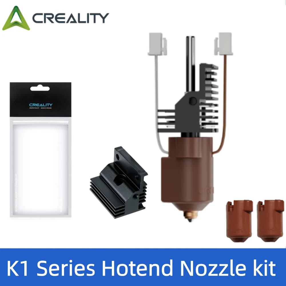 مجموعات فوهة Creality K1 لسلسلة K1/K1 Max/K1C ترقية كتلة التسخين السيراميكية مجموعة فوهة Unicorn للتبديل السريع