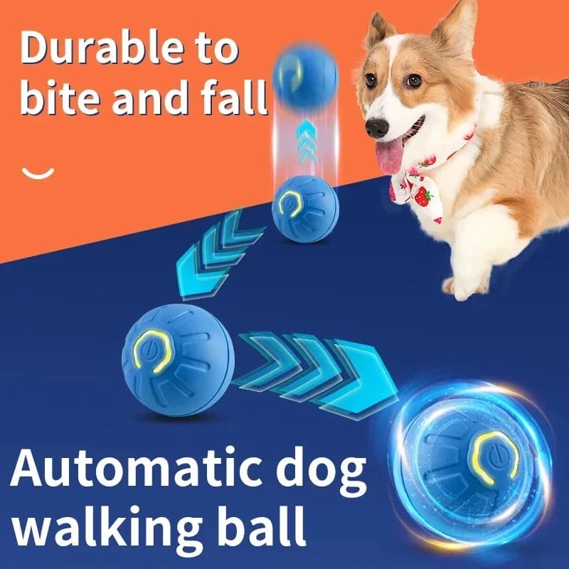 Smart Dog Toys Ball Electronic Interactive Pet Toy Moving Ball USB Automatic Moving Bouncing for Puppy Birthday gift Cat Product - 2