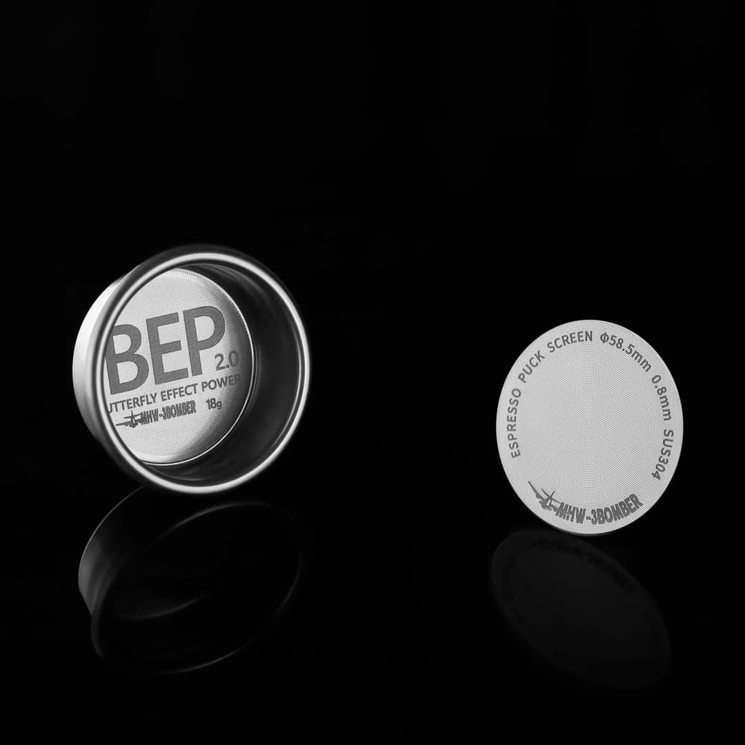 MHW-3BOMBER Espresso Puck Screen for 51/53/58.5MM Reusable  Stainless Steel/Titanium Coffee Filter 0.8/0.2MM Coffee Accessorie - 6
