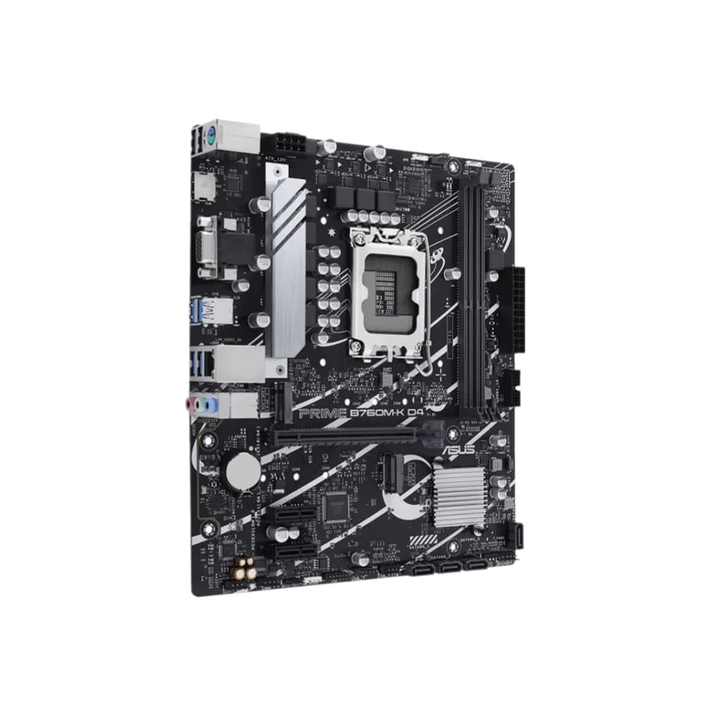 ASUS PRIME B760M-K Motherboard DDR4 Support 12th 13th Gen Intel Core I7 I5 I3 Pentium Celeron LGA 1700 CPU Socket ATX Form Facto - 2