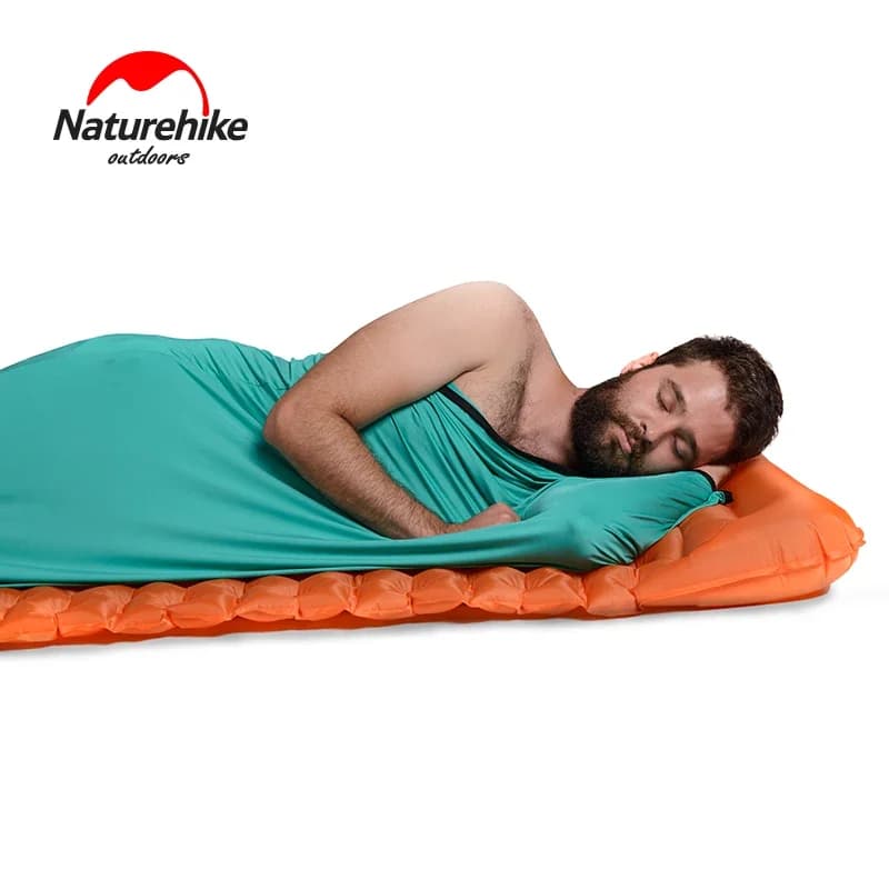 كيس نوم محمول من Naturehike، للسفر الخارجي، مرونة عالية، بطانة، ورقة حمل، مقاوم للأوساخ، مناسب للفنادق - 5