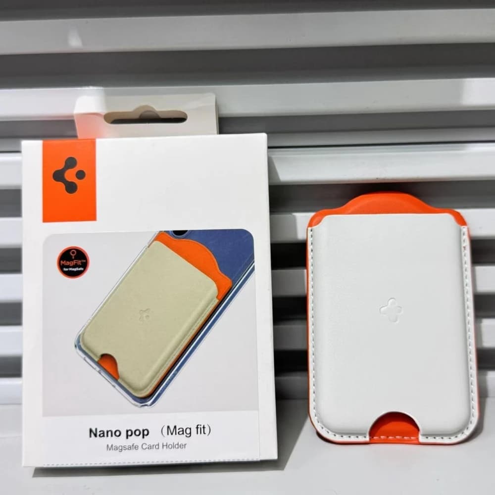 حامل بطاقات Spigen Nano Pop MagFit مصمم لهواتف Samsung Galaxy S26 S25 Ultra حامل بطاقات محفظة Nano Pop (MagFit) لهواتف iPhone 17 16 Pro Max