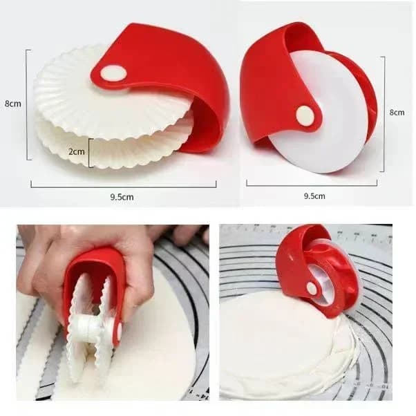 Pastry Rolling Wheel Decorator Pie Biscuit Dough Cutting Machine for Rolling Dough Kitchen Baking Tool Accessories VIE LENTE - 5