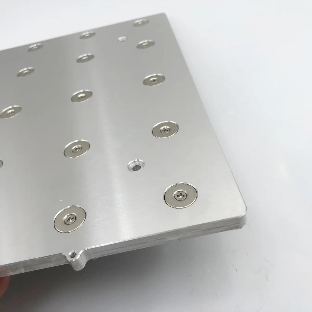 Funssor New Version Anycubic   kobra s1/ S1C  Upgrade Kit 8mm Aluminum alloy CNC build plate with the magnets implemented - 3