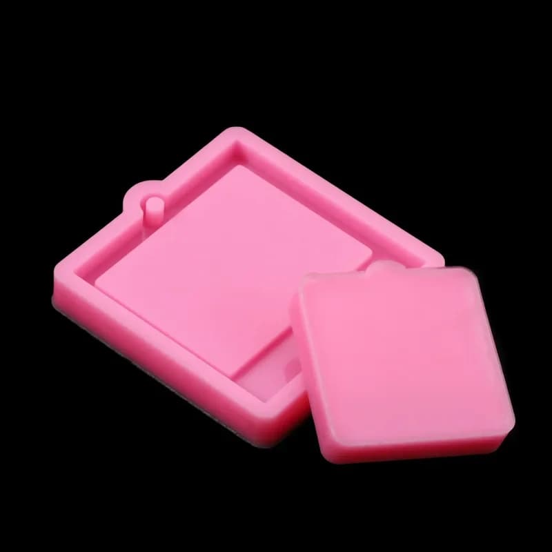 Photo Frame Epoxy Resin Keychain Mold Cat Dog Tag Pendant Silicone Mould For DIY Casting Crafts Jewelry Making Accessories - 3