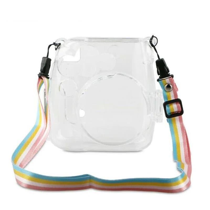 Fujifilm Instax Mini 8 /8+ 9 Film Instant Camera Clear Hard Case Bag Cover Shell - 4