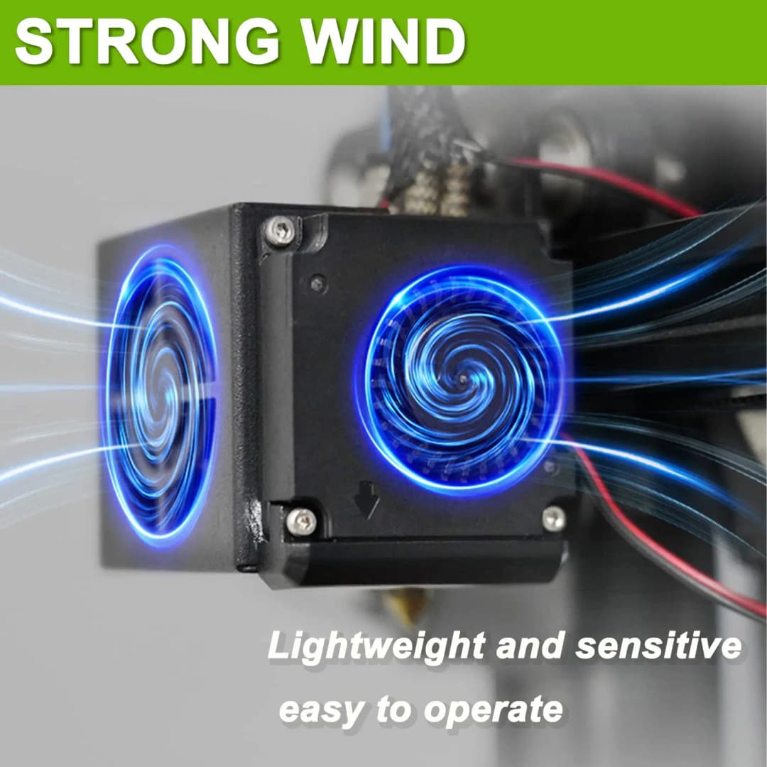 Creality Original 4010 Fans DC 24V Extruder Hot End Fan and DC 24V Turbo Fan for Creality Ender 3/Ender 3 Pro /Ender 5 3D Printe - 6