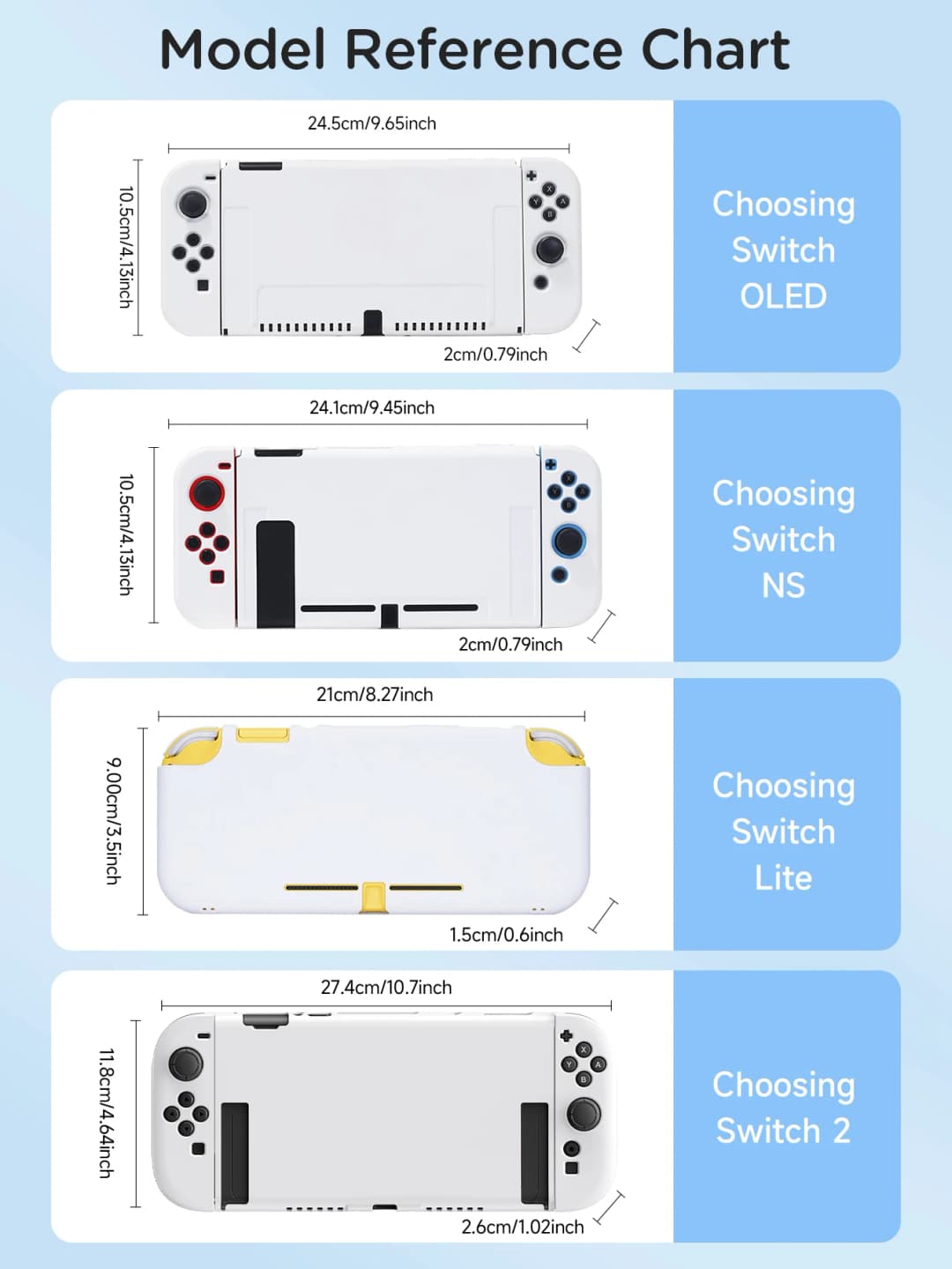 حافظة واقية متوافقة مع وحدة تحكم Switch ns/Nintendo Switch OLED وJoy-Cons، يمكن إدخال المفتاح في قاعدة الاتهام مع Shell - 6