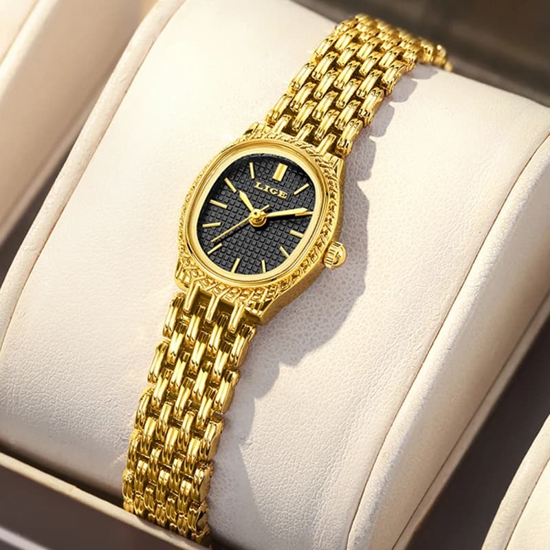 LIGE New Women‘s Quartz Watches Simple Luxury Fashion Elegant Female Wristwatch Waterproof Watch Gift for Girl Relogio Feminino - 6