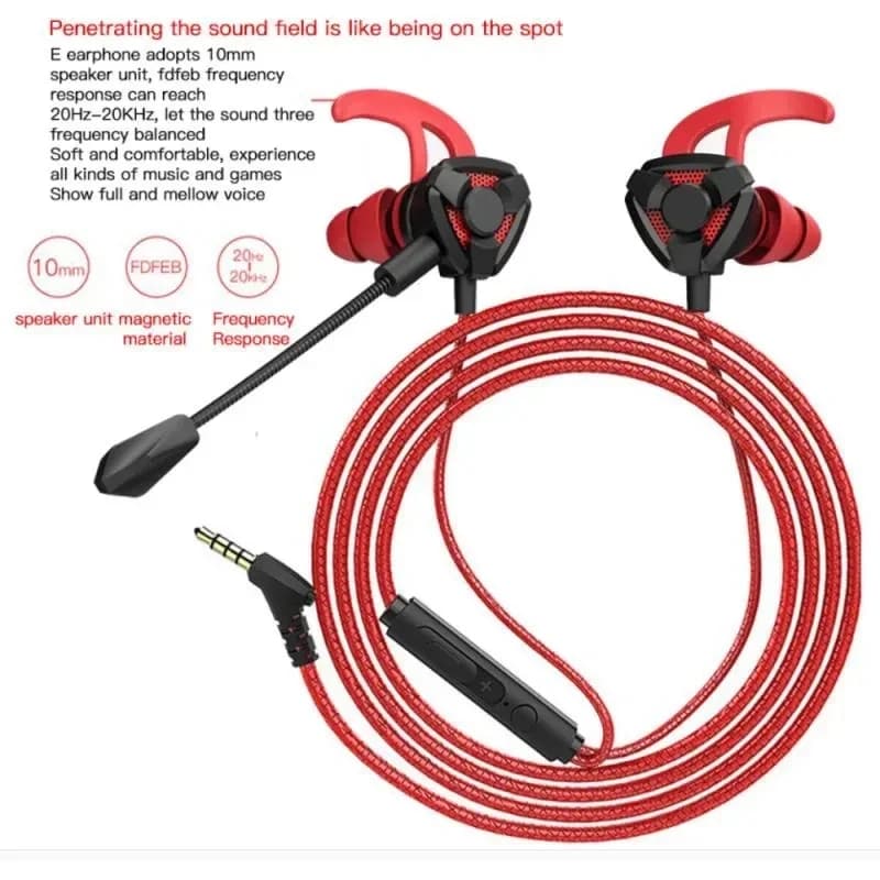 سماعة ألعاب سلكية، سماعات أذن للألعاب مع ميكروفون لـ Pubg، PS4، CSGO، Casque، هاتف، لوحي، كمبيوتر محمول، لعبة عالمية - 4