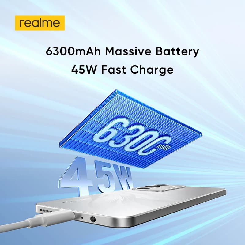 [World Premiere] realme C71 Smartphone 6300mAh Battery 45W Charge 6.67" 120Hz Display 50MP Camera UNISOC T7250 Chipset NFC IP64 - 3