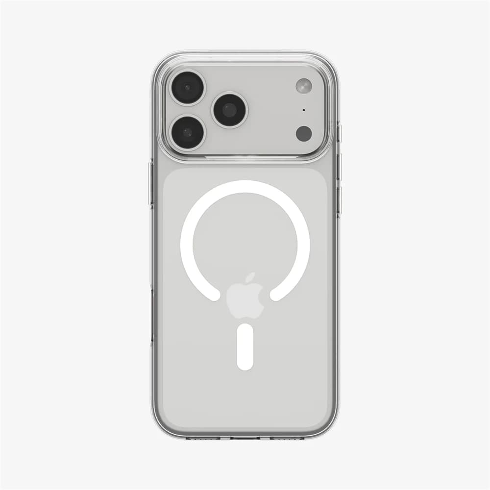 غطاء شفاف مقاوم للاصفرار من Spigen لهاتف iPhone 17 Pro Max 16 15 14 13 12Plus Air متوافق مع Magsafe علبة مغناطيسية Ultra Hybrid MagFit TPU - 3