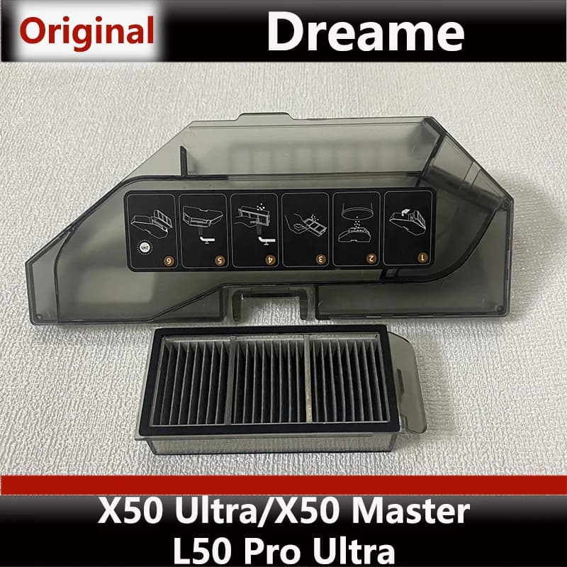 إكسسوارات أصلية لمكنسة Dreame X50 Ultra: صندوق تجميع غبار خاص مستهلكات لسلسلة X50