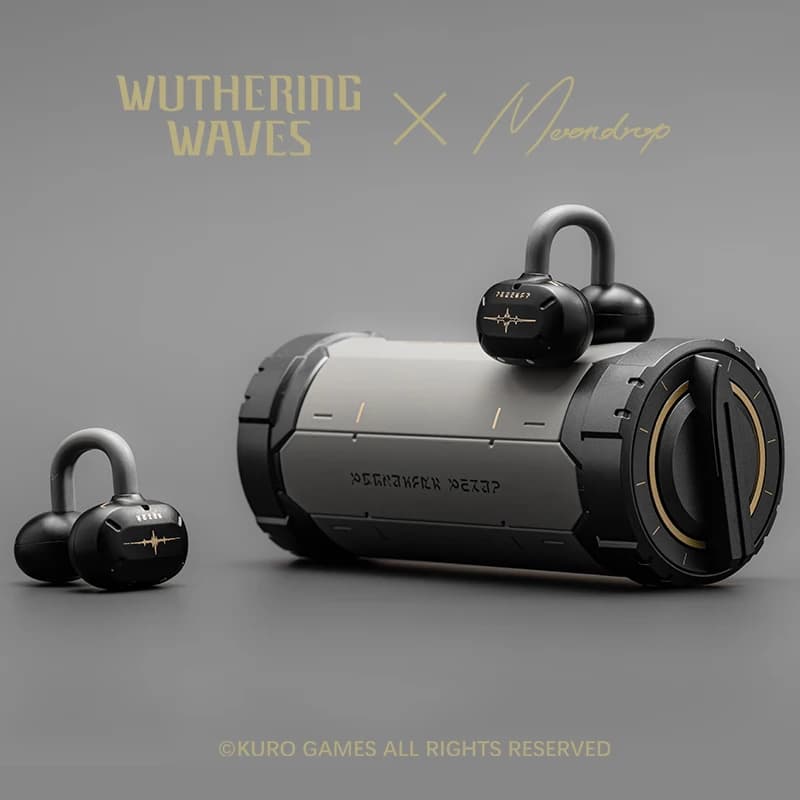 سماعات Wuthering Waves x MOONDROP U.C.T.S. OWS كليب أذن بلوتوث 6.0 سماعة أذن LHDC-V نقل HiFi إلغاء ضوضاء AI - 4