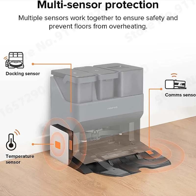 Original Roborock S7 MaxV Ultra S7 Pro Ultra Empty Wash Fill Dock Smart Dryer Module Spare Parts Mop Drying  Accessories - 3