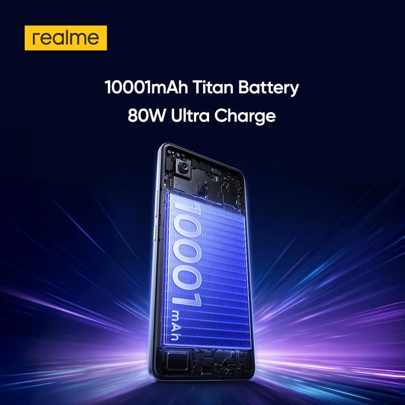 هاتف realme P4 Power 5G بشريحة Dimensity 7400 Ultra وكاميرا Sony OIS بدقة 50 ميجابكسل وبطارية 10001 مللي أمبير وشحن 80 واط وشاشة 6.8 بوصة بمعدل تحديث 144 هرتز - 3