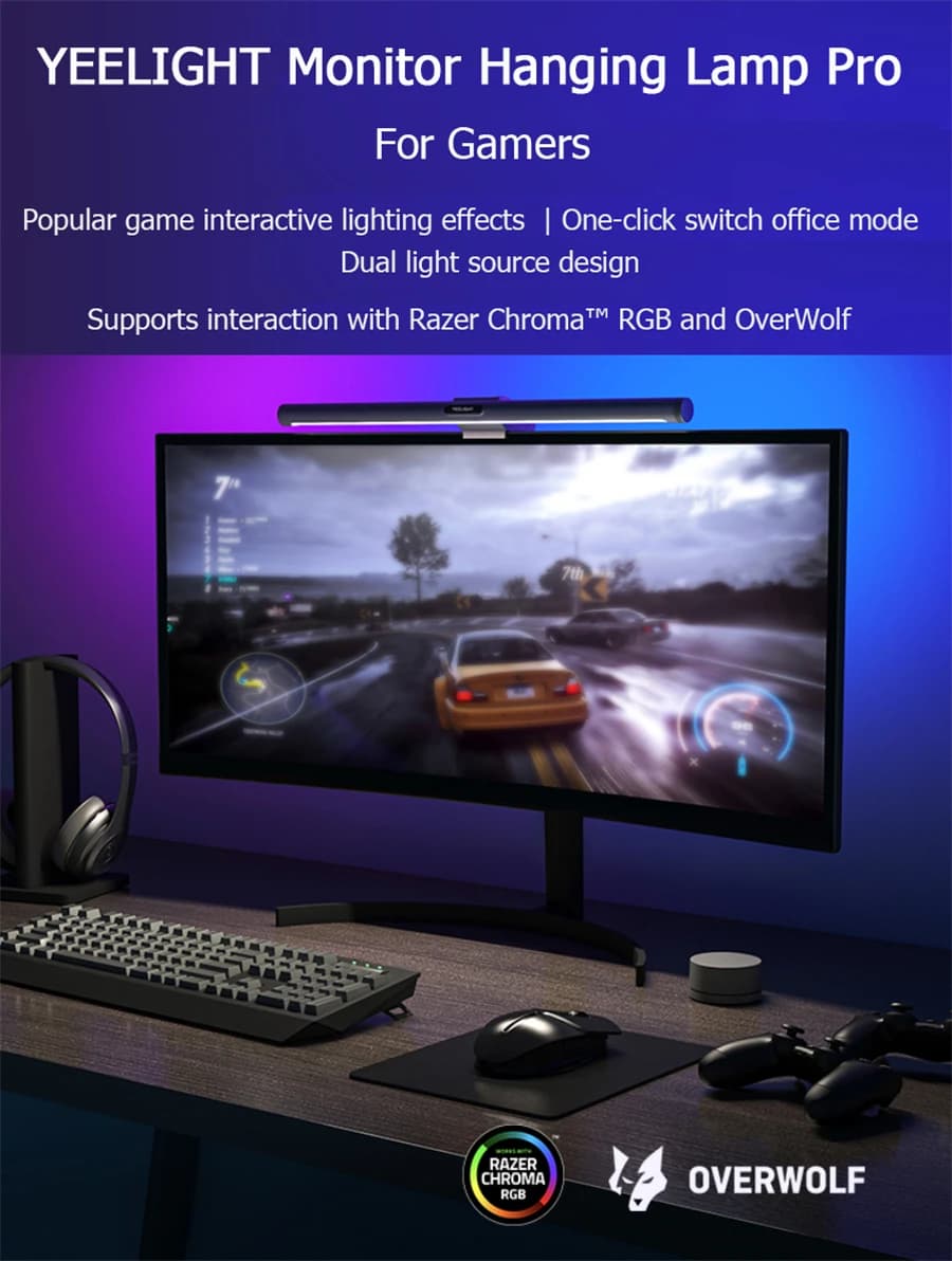 YEELIGHT شريط الشاشة برو الذكية الكمبيوتر الشخصي USB مراقبة تعليق ضوء حماية العين إضاءة RGB ل مي الرئيسية جوجل اليكسا التحكم في التطبيق - 2
