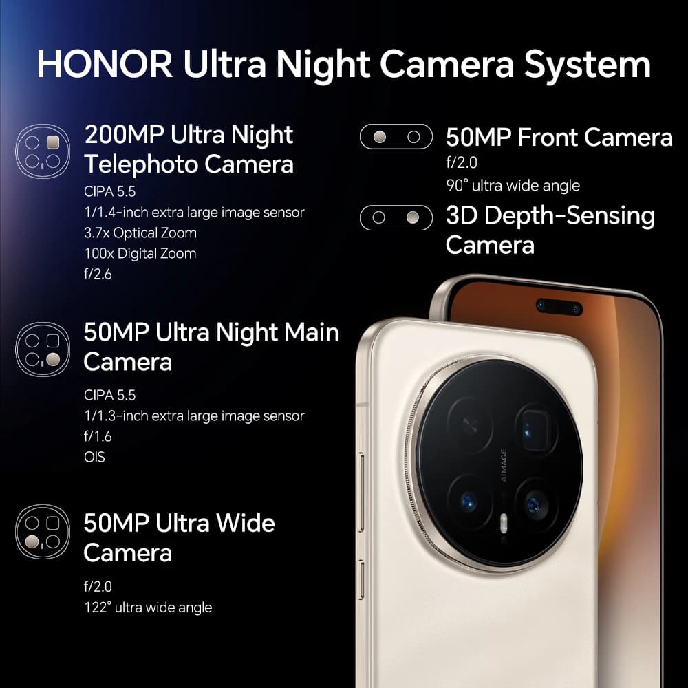 Global Version HONOR Magic8 Pro Snapdragon 8 Elite Gen 5 6.71'' 120Hz OLED Display 7100mAh 100W SuperCharge Magic 8 Pro Phones - 4