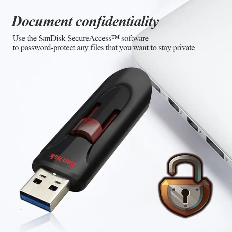 Original SanDisk CZ600 USB 3.0 Pen Drive  High Speed 256GB 128GB pendrive  32GB mini usb 3.0 16GB  plastic Memory Stick - 6