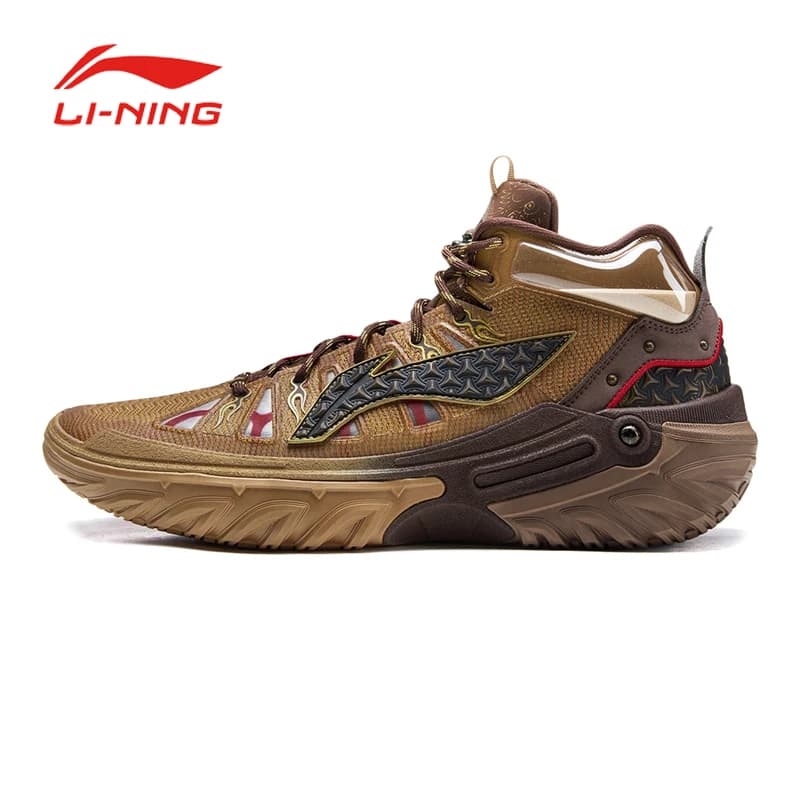 LI NING JIEAO 2High أحذية كرة سلة خارجية عالية للرجال عملية جديدة مقاومة للاهتراء أحذية رياضية للمراهقين