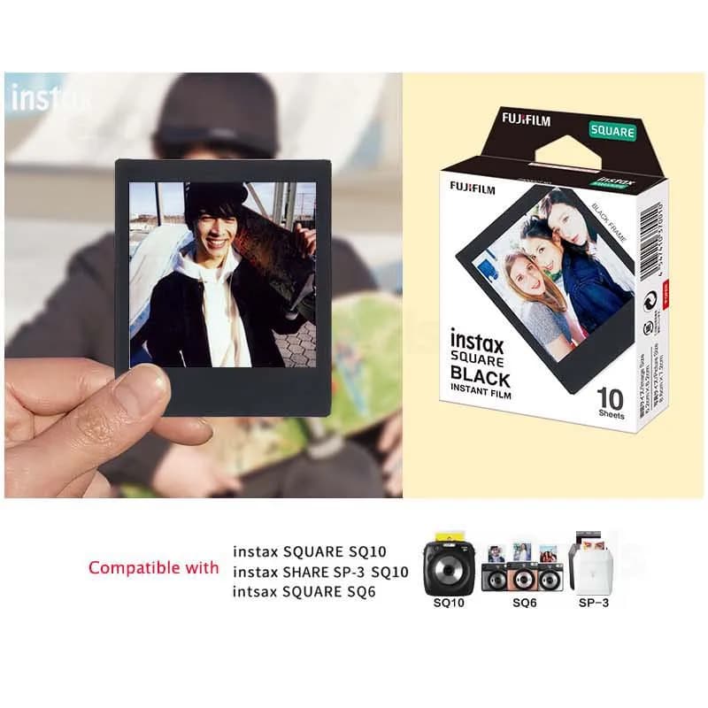Fujifilm Instax SQUARE Film White/Rainbow/B&W Edge Photo Paper For Fuji Instax SQ6 SQ10 SQ20 Hybrid Instant Camera Share SP-3 - 4